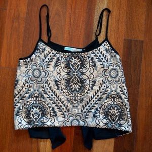 Date night sequin top